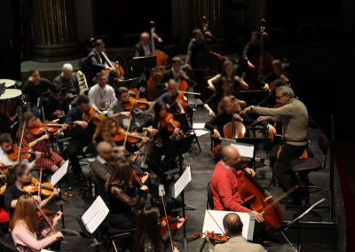 Prove de "Cinema in concerto" direzione d'orchestra Orchestra Sinfonica " N. Sala" di Benevento (2019)