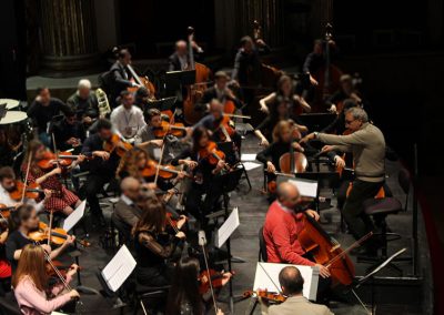 Prove de "Cinema in concerto" direzione d'orchestra Orchestra Sinfonica " N. Sala" di Benevento (2019)