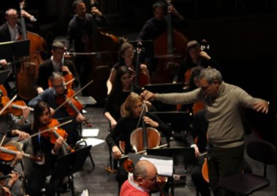 Prove de "Cinema in concerto" direzione d'orchestra Orchestra Sinfonica " N. Sala" di Benevento (2019)